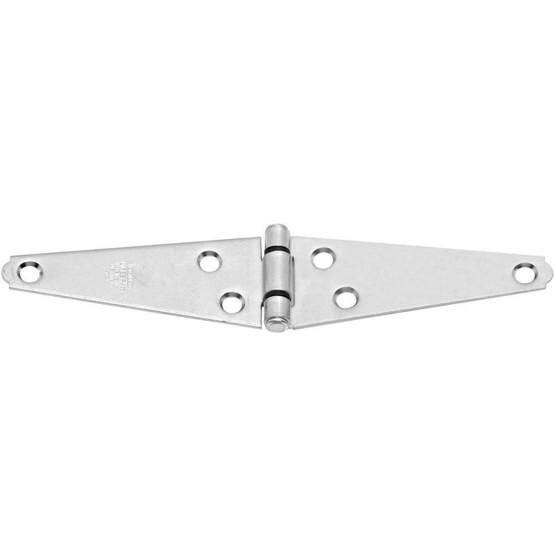 National Hardware N127-969 282 Heavy Strap Hinges in Zinc, 4"