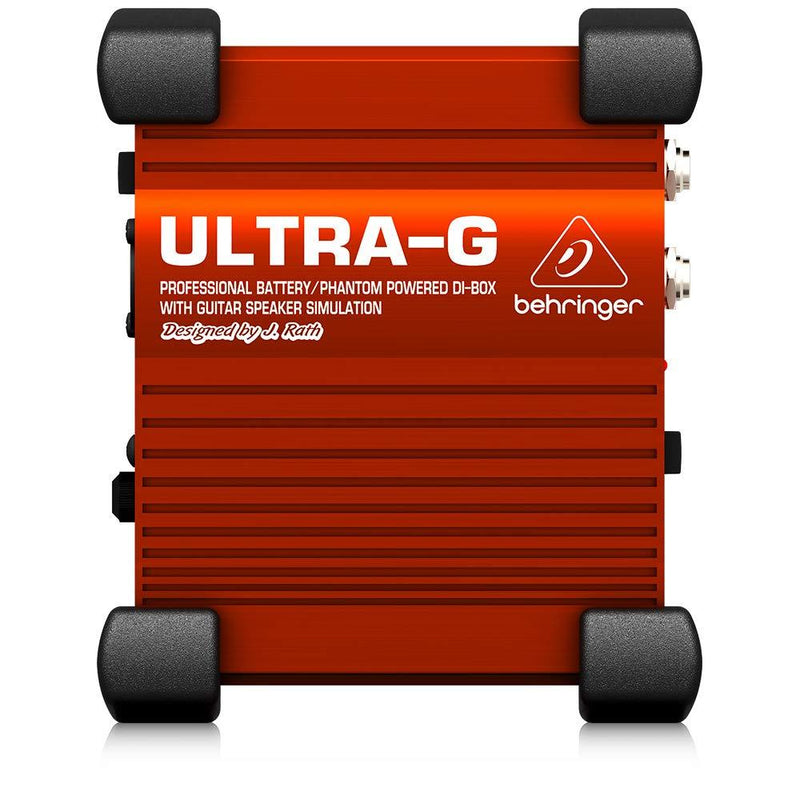 [AUSTRALIA] - Behringer Ultra-G GI100 Professional Battery/Phantom Powered DI-Box with Guitar Speaker Emulation 