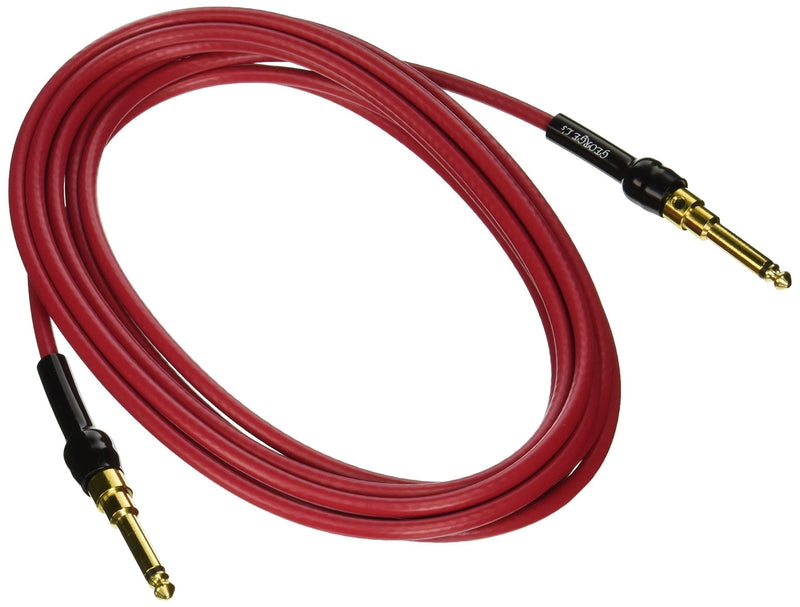 [AUSTRALIA] - George L's 225 Guage Cable with Straight Plugs (Red, 15 Foot) 