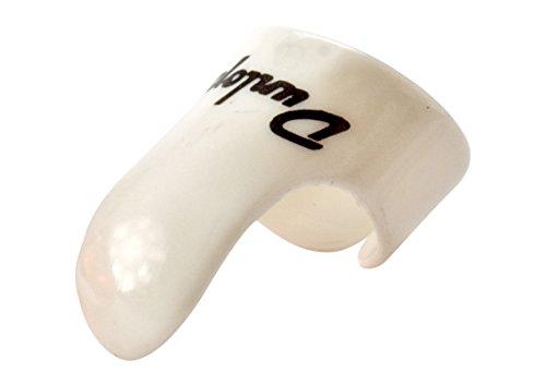 Dunlop 9011R White Plastic Fingerpicks, Medium, 12/Bag