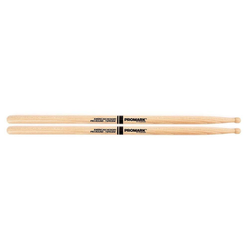 Promark TXPR5BW American Hickory Pro-Round Wood Tip, Single Pair