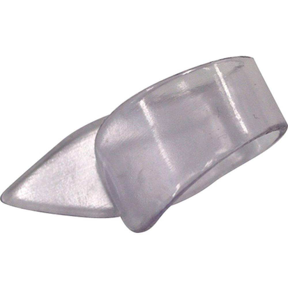 Dunlop 9036R Clear Plastic Thumbpicks, Large, 12/Bag