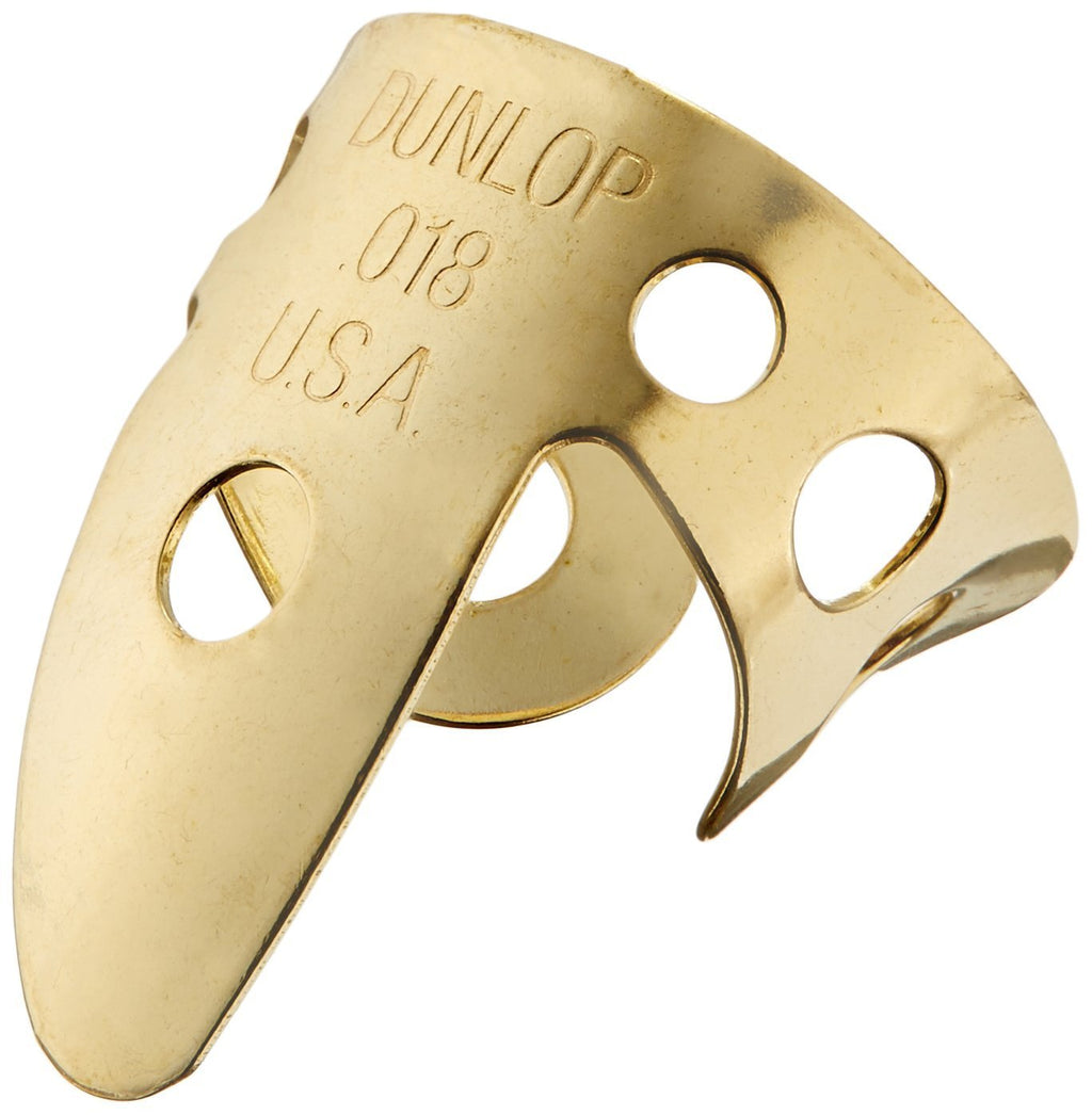 Dunlop 37R.018 Brass Fingerpicks, .018", 20/Tube .018 Inch