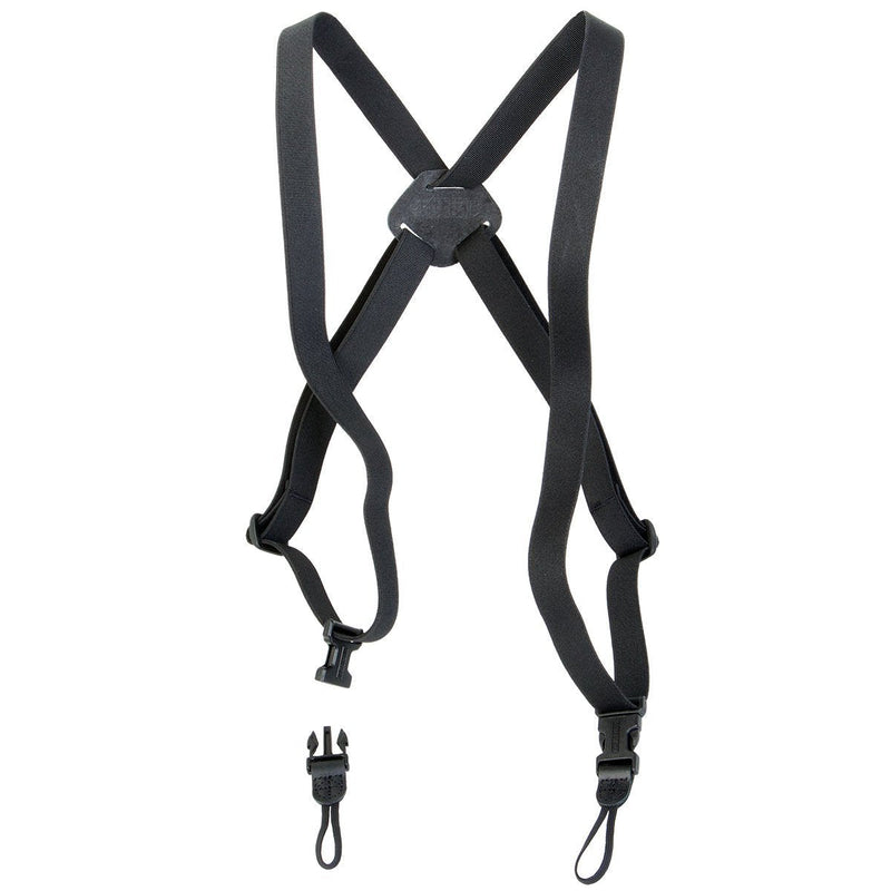 OP/TECH USA Bino/Cam Harness - Self-Adjusting Harness with Quick Disconnects - Elastic