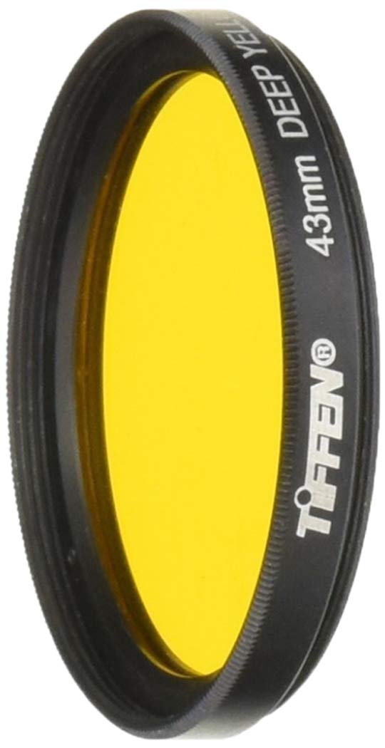 Tiffen 43DY15 43mm Deep Yellow 15 Filter Yellow Filter