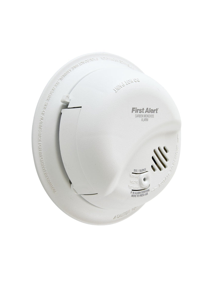 FIRST ALERT BRK CO5120BN Hardwired Carbon Monoxide (CO) Detector with Battery Backup , White 1 pack