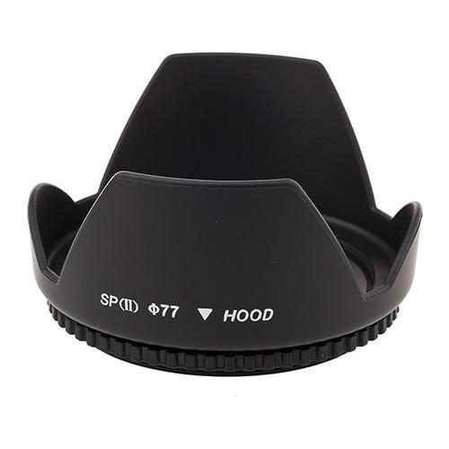 Adorama 77mm Wide Angle Digital Lens Hood - Petal Shaped