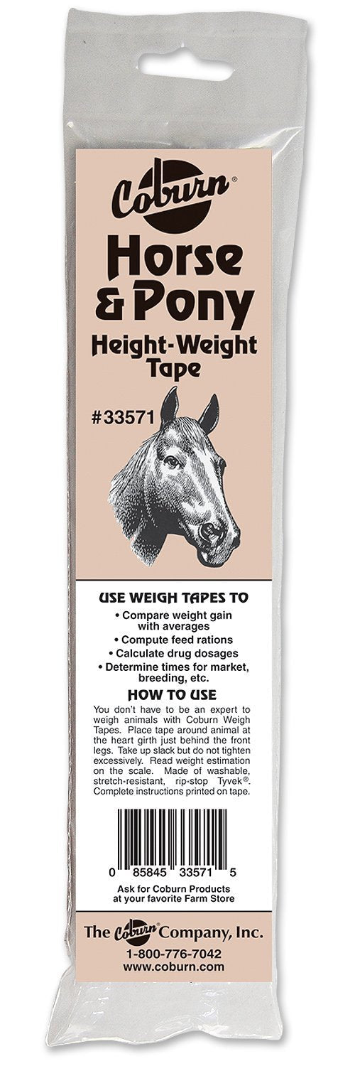 Coburn Horse & Pony Weigh Tape