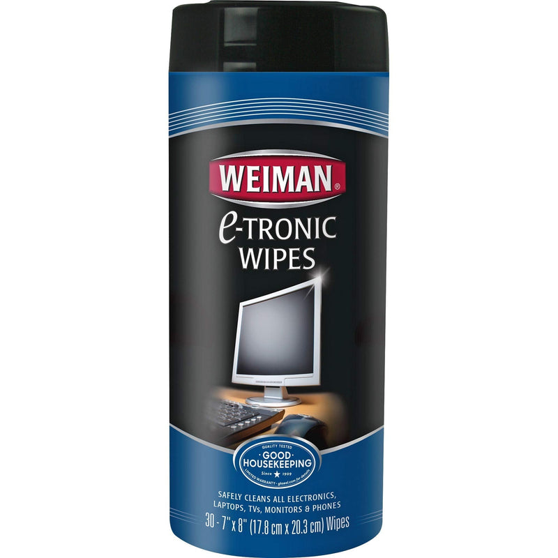 Weiman Anti-Static Electronic Cleaning Wipes For LCD Screens, Computers, TVs, Tablets, E-readers, Smart Phones, Netbooks, and Touchscreens (30 Wipes) 30 Count (Pack of 1)