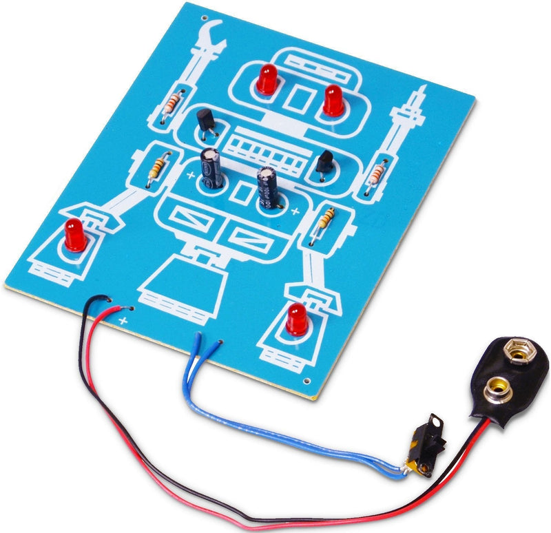 Elenco LED Robot Blinker Soldering Kit [ SOLDERING REQUIRED ]
