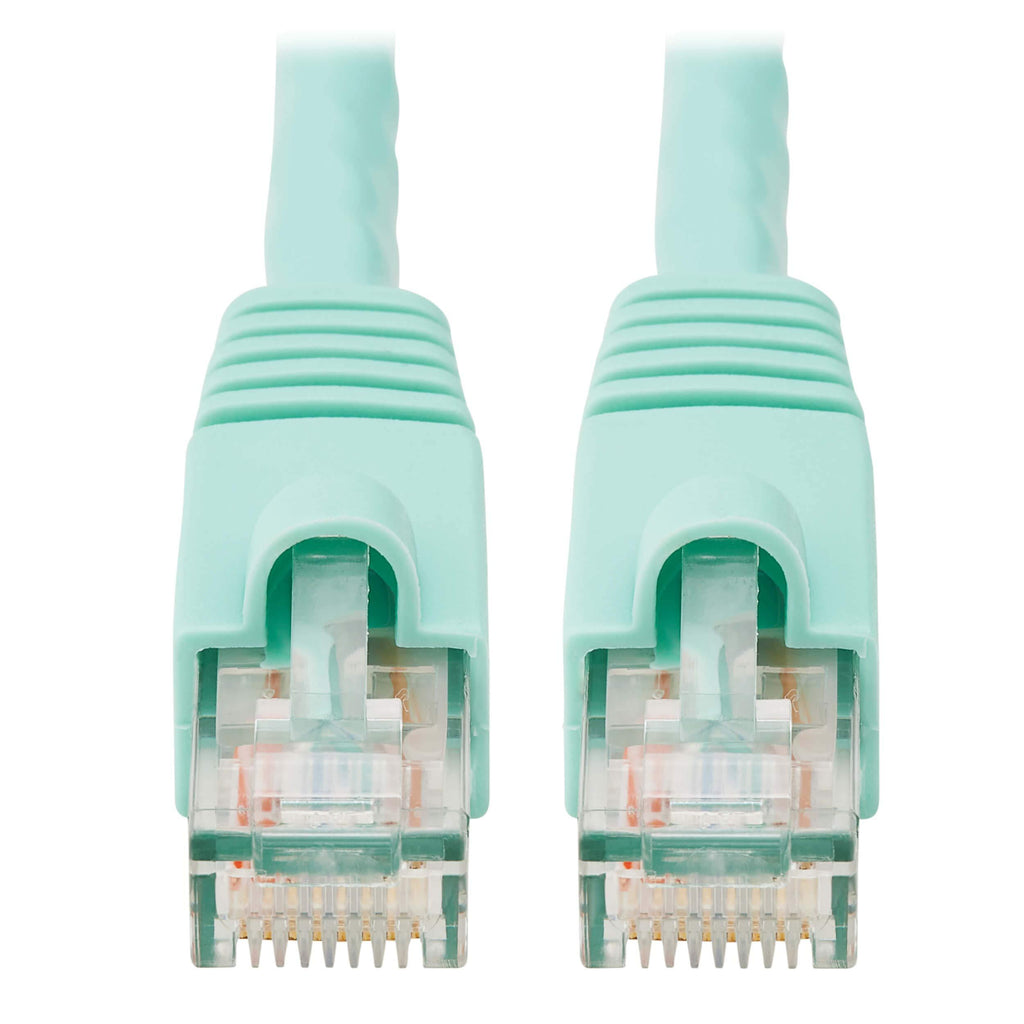 Tripp-Lite N261-007-AQ Augmented Cat6 (Cat6a) Snagless 10G Certified Patch Cable, (RJ45 M/M) - Aqua, 7-ft.