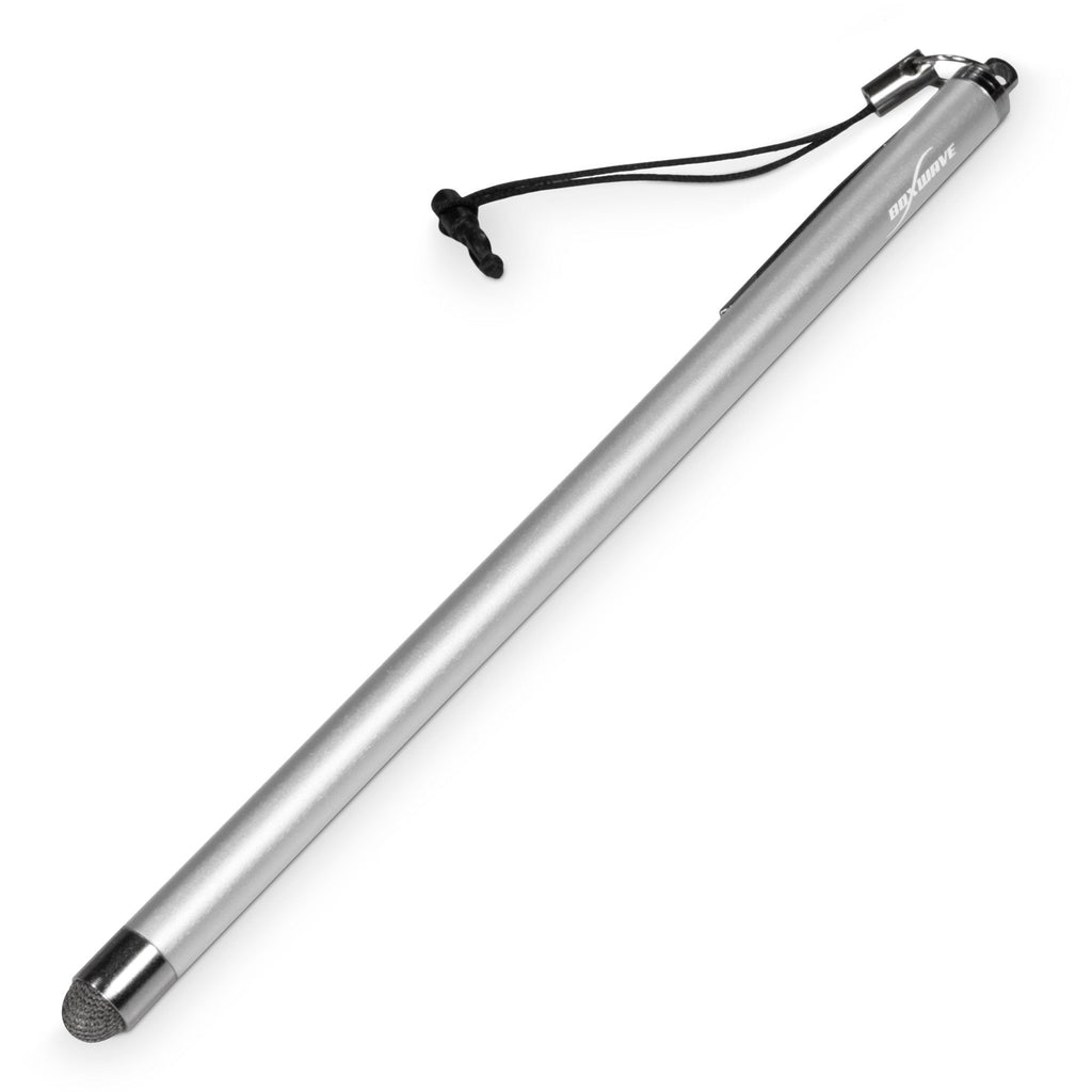 Stylus Pen for Kindle Fire (1st Gen 2011) (Stylus Pen by BoxWave) - EverTouch Slimline Capacitive Stylus, Slim Barrel Capacitive Stylus with FiberMesh Tip - Metallic Silver