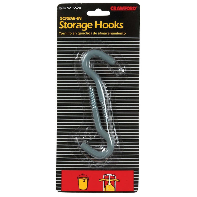 Crawford SS20-6 Screw-in Plant Hook 2 Count