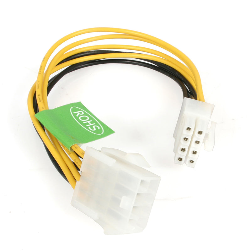 [AUSTRALIA] - StarTech.com EPS 8 Pin Power Extension Cable - Power extension cable - 8 pin EPS12V (F) to 8 pin EPS12V (M) - 7.9 in - EPS8EXT,Yellow 