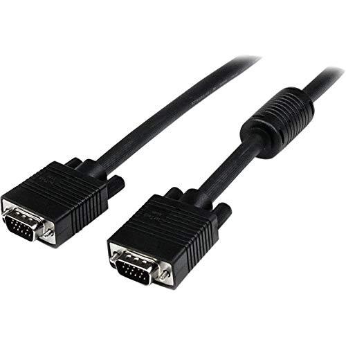 StarTech.com VGA to VGA Cable - 18in / 1.5 ft - Coax High Resolution VGA Monitor Cable - HD15 M/M - VGA Monitor Cable - VGA Male to Male Cable (MXTMMHQ18IN)