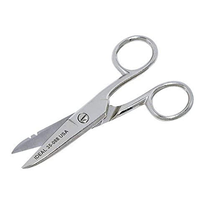Ideal Industries 35-088 Electrician's Scissors with Stripping Notches
