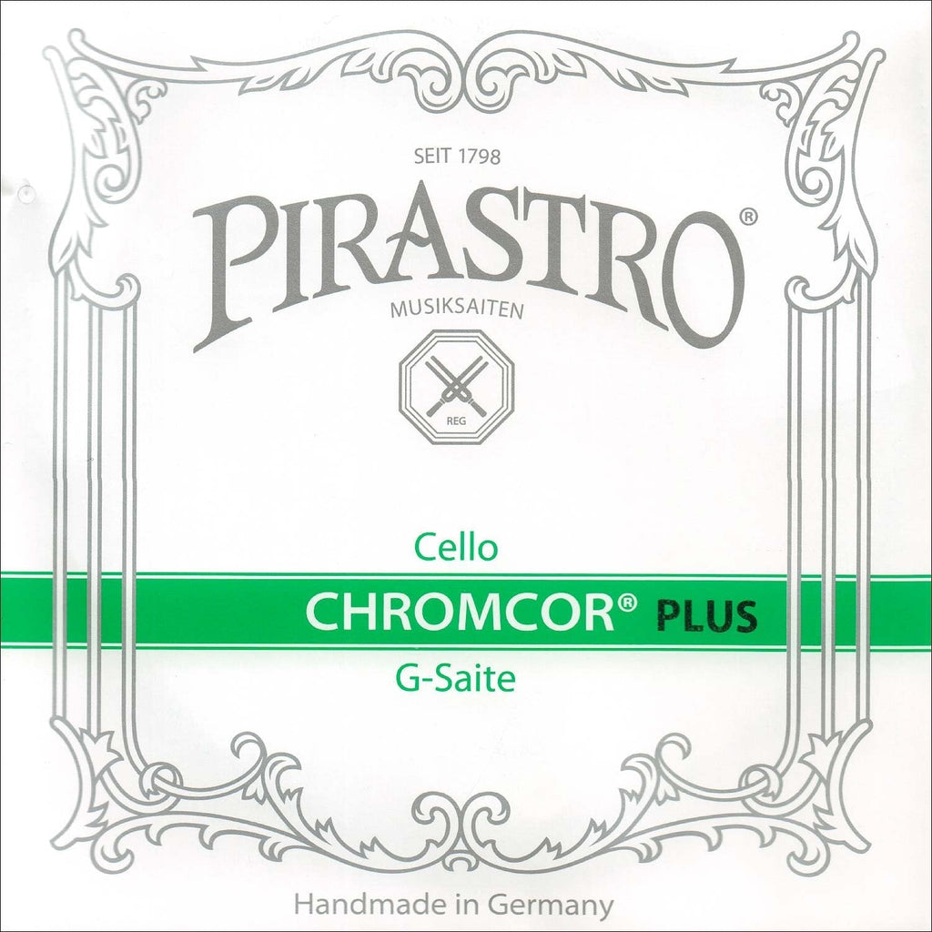Pirastro Chromcor Plus 4/4 Cello G String - Chromesteel/Steel - Medium Gauge