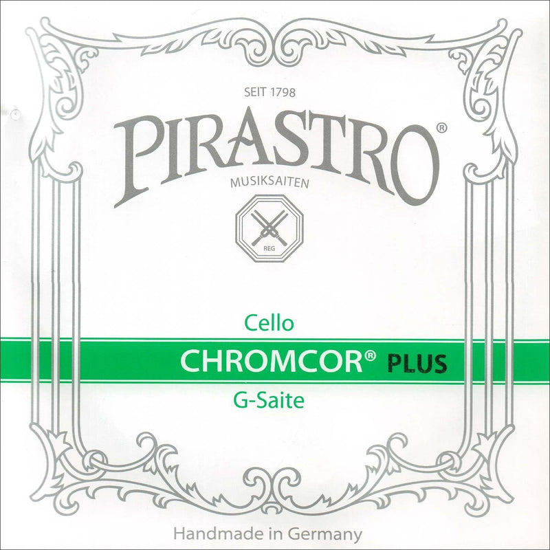 Pirastro Chromcor Plus 4/4 Cello G String - Chromesteel/Steel - Medium Gauge