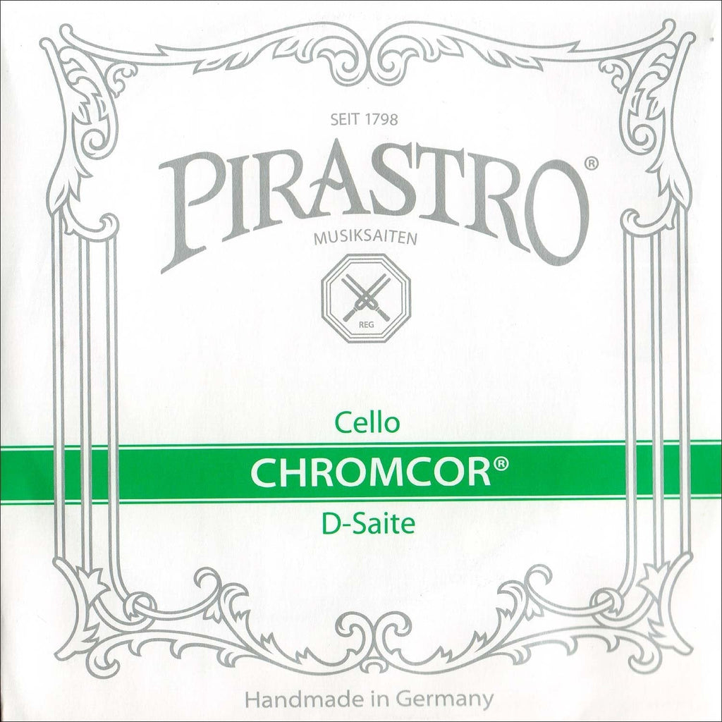 Pirastro Chromcor 4/4 Cello D String - Chromesteel/Steel - Medium Gauge