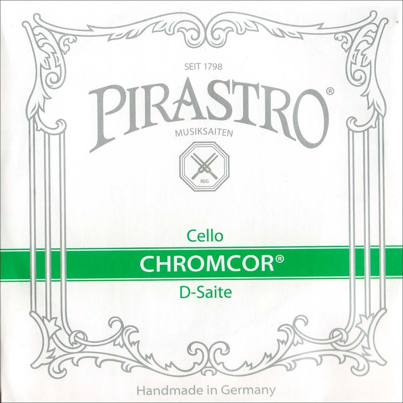 Pirastro Chromcor 4/4 Cello D String - Chromesteel/Steel - Medium Gauge