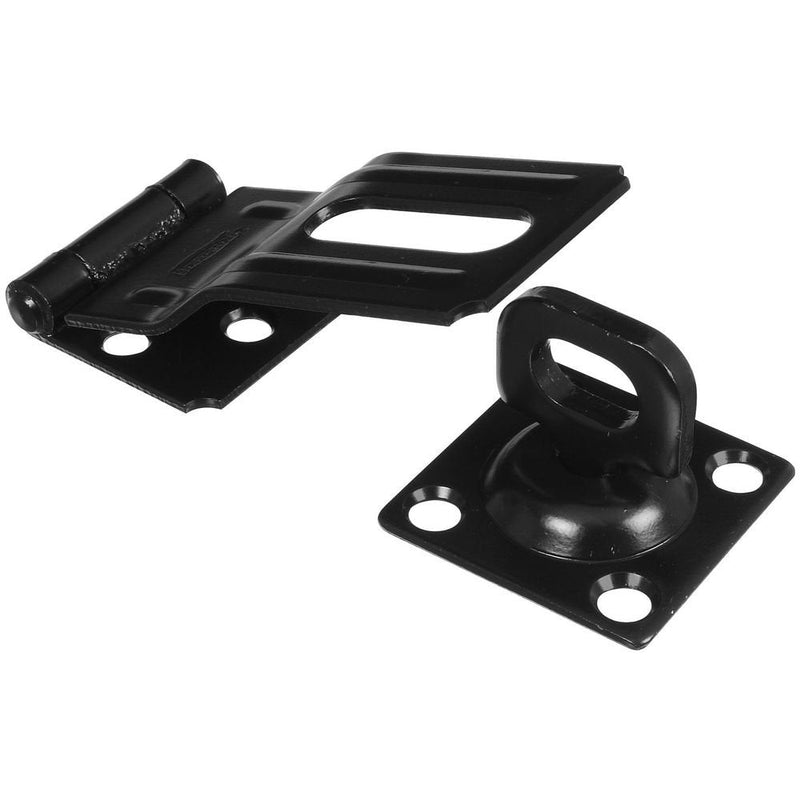[AUSTRALIA] - National Hardware N305-979 V32 Swivel Staple Safety Hasp in Black 
