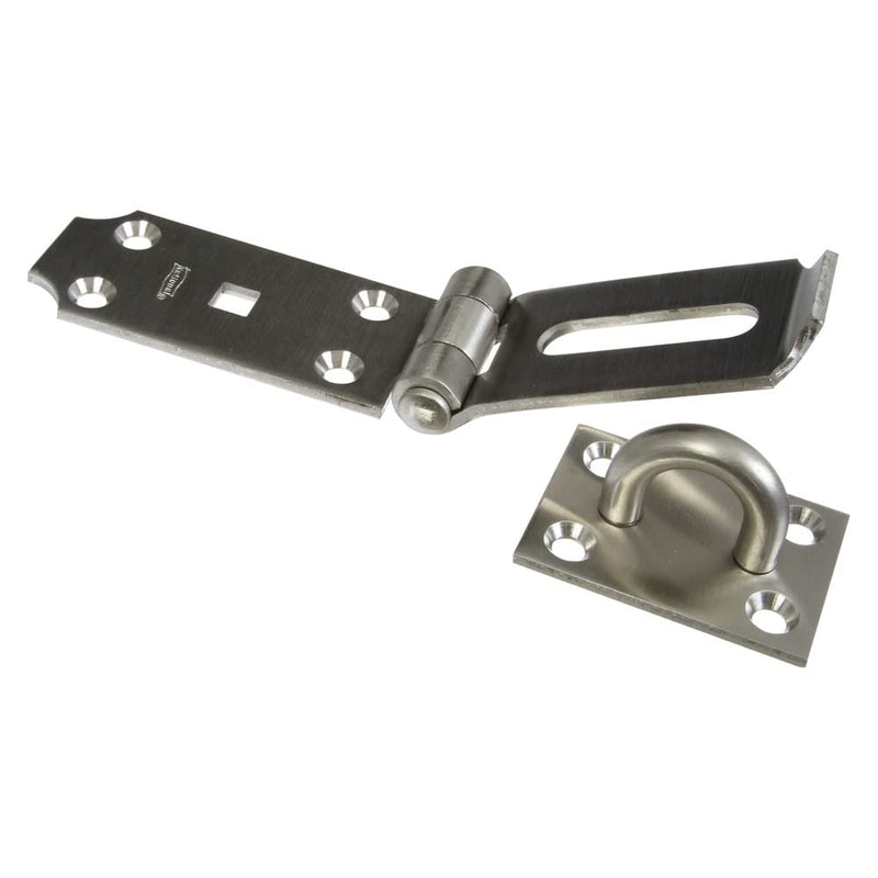 National Hardware N342-550 Hasp, 7-1/2", Stainless Steel