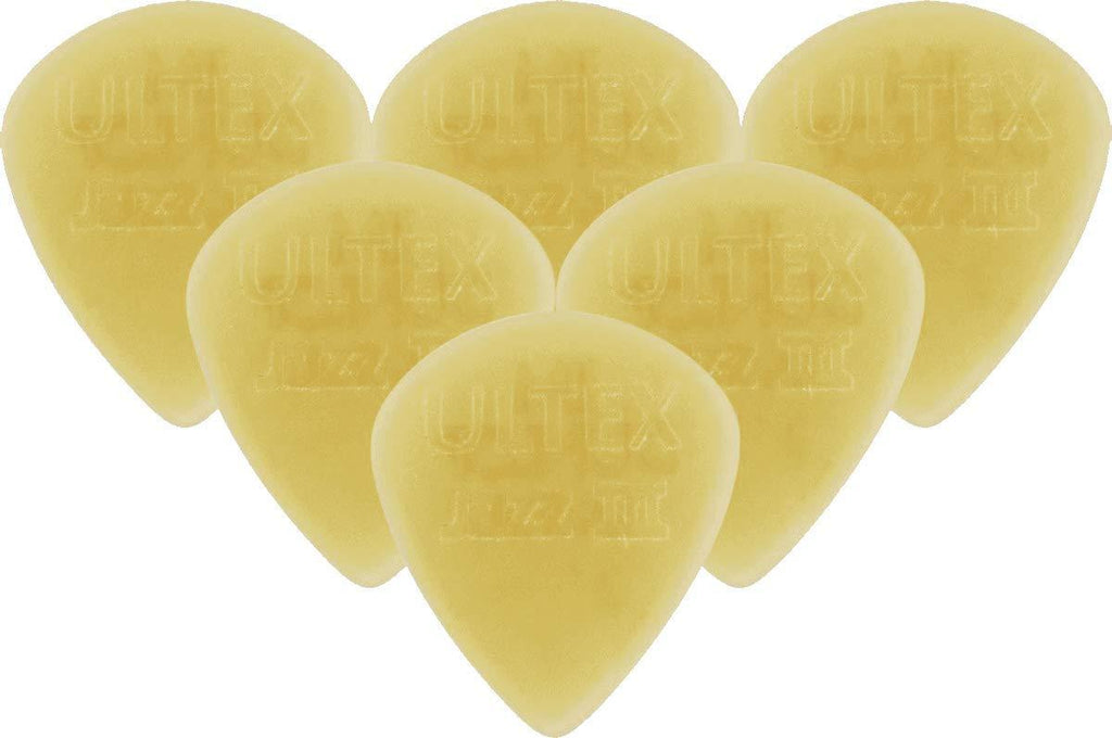 Dunlop 427P Ultex Jazz III, 1.38mm, 6/Player's Pack Yellow