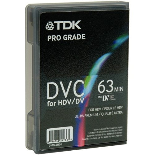 TDK DVM63HDP Pro-Grade High-Definition Digital Videocassette