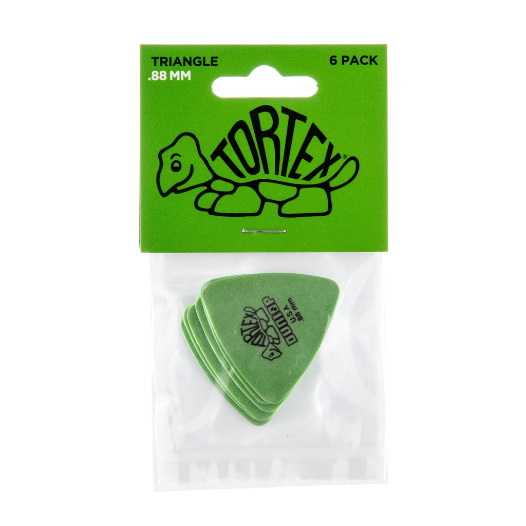 Dunlop Tortex Triangle Guitar Picks 6 Pack .88Mm