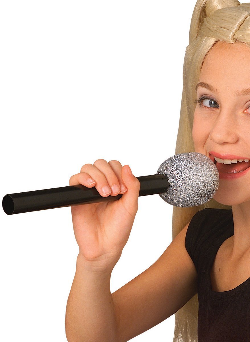 [AUSTRALIA] - Glitter Microphone Costume Accessory 