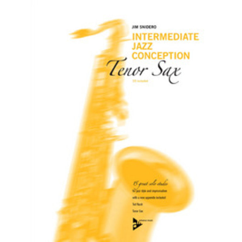 Jamey Snidero-Intermediate Jazz Conception for Tenor Sax-Book & CD