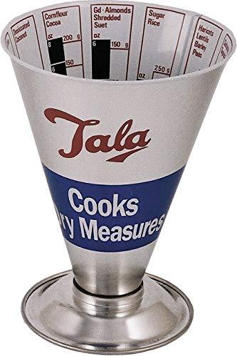 Tala Cooks Measure Dry Ingredients, Silver/Red/Blue 10A01598 Silver, Red, Blue