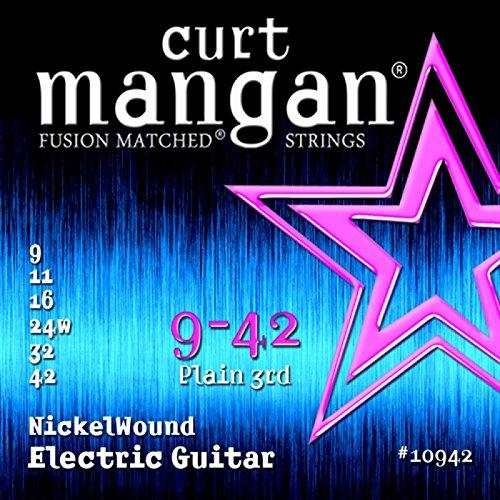 Curt Mangan 9-42 Nickel Wound Electric Guitar Strings