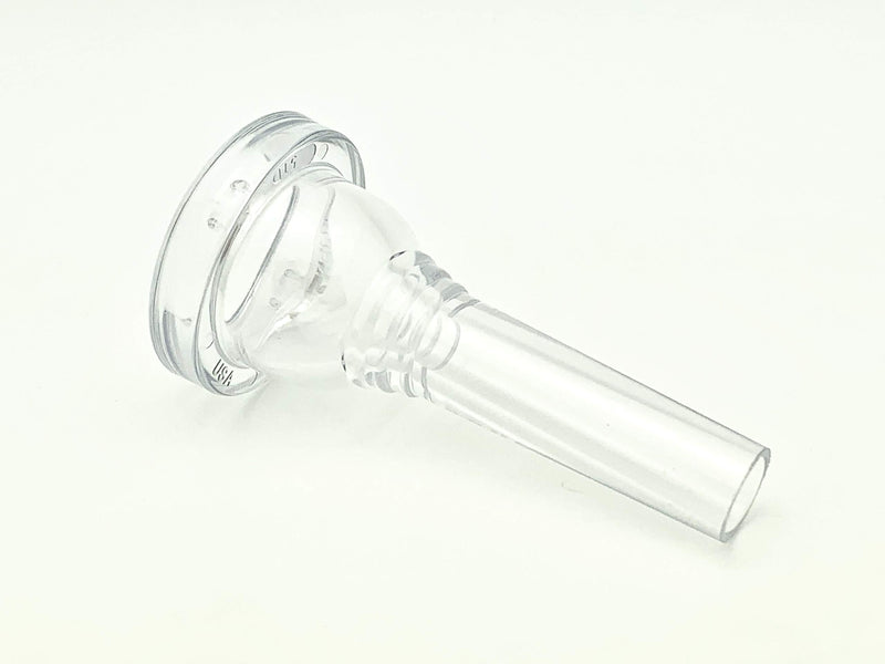 Kelly Mouthpieces Large Shank 51D Trombone Mouthpiece Crystal Clear Crystal-Clear