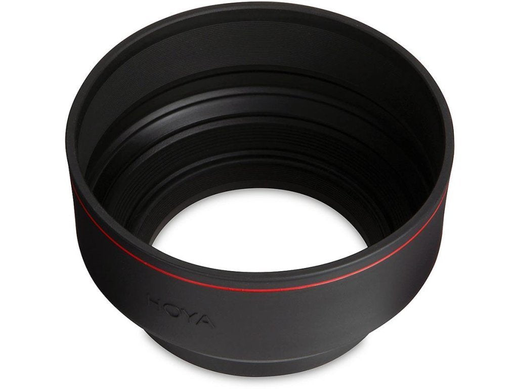 Hoya 72mm Screw-In Rubber Zoom Lens Hood for 35mm to 200mm Lenses