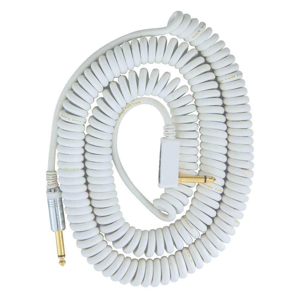 [AUSTRALIA] - Vox Coiled Cable VCC – 90 (9 m) Guitar and Base Shield , whites 
