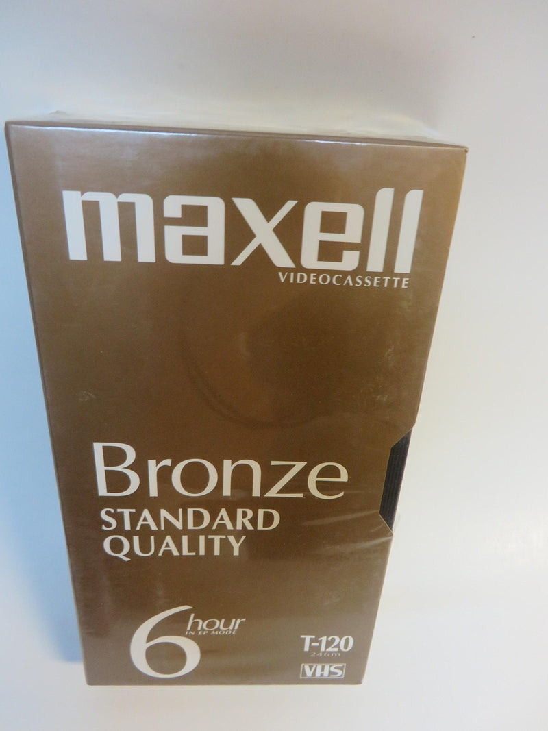 Maxell Bronze Standard Quality 6 Hour in Ep Mode T-120