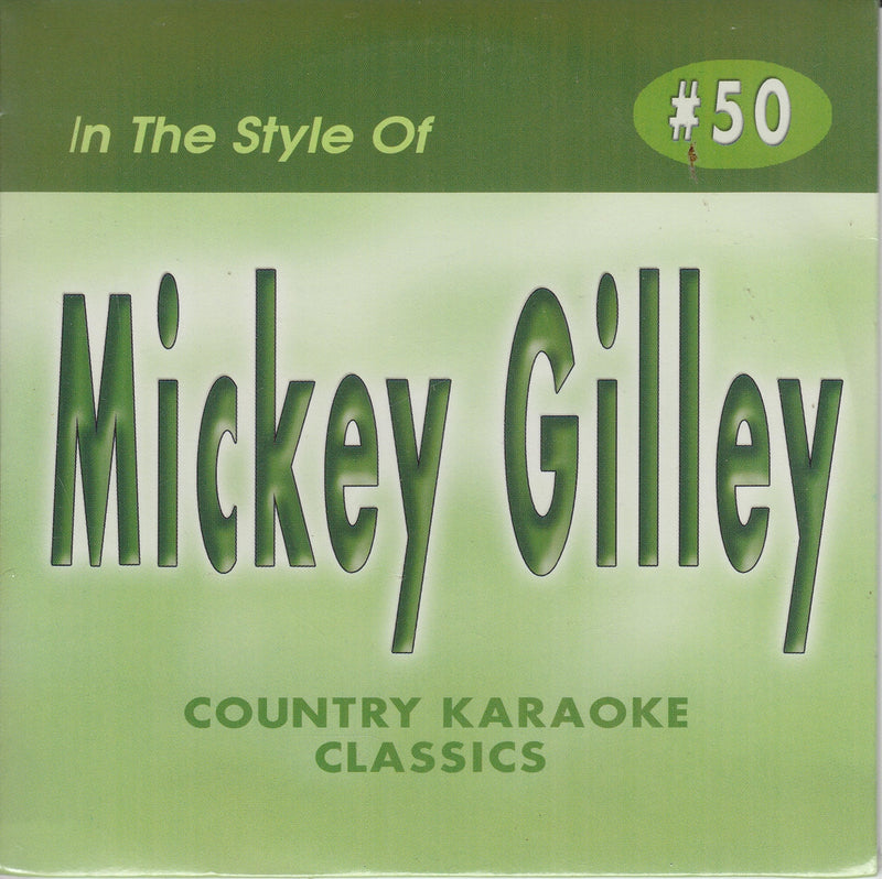MICKEY GILLEY Country Karaoke Classics CDG Music CD