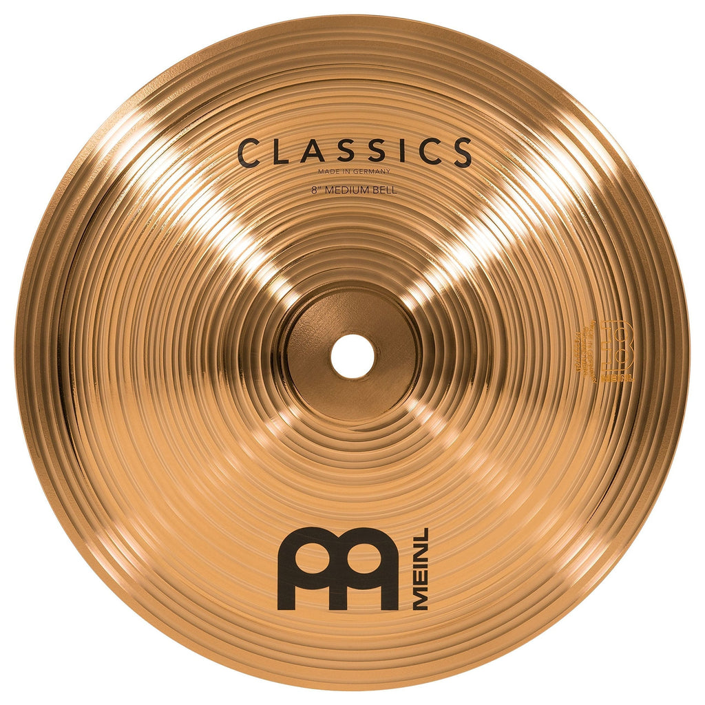 Meinl 8" Medium Bell - Classics Traditional - Made in Germany, 2-YEAR WARRANTY (C8BM) Medium Pitched