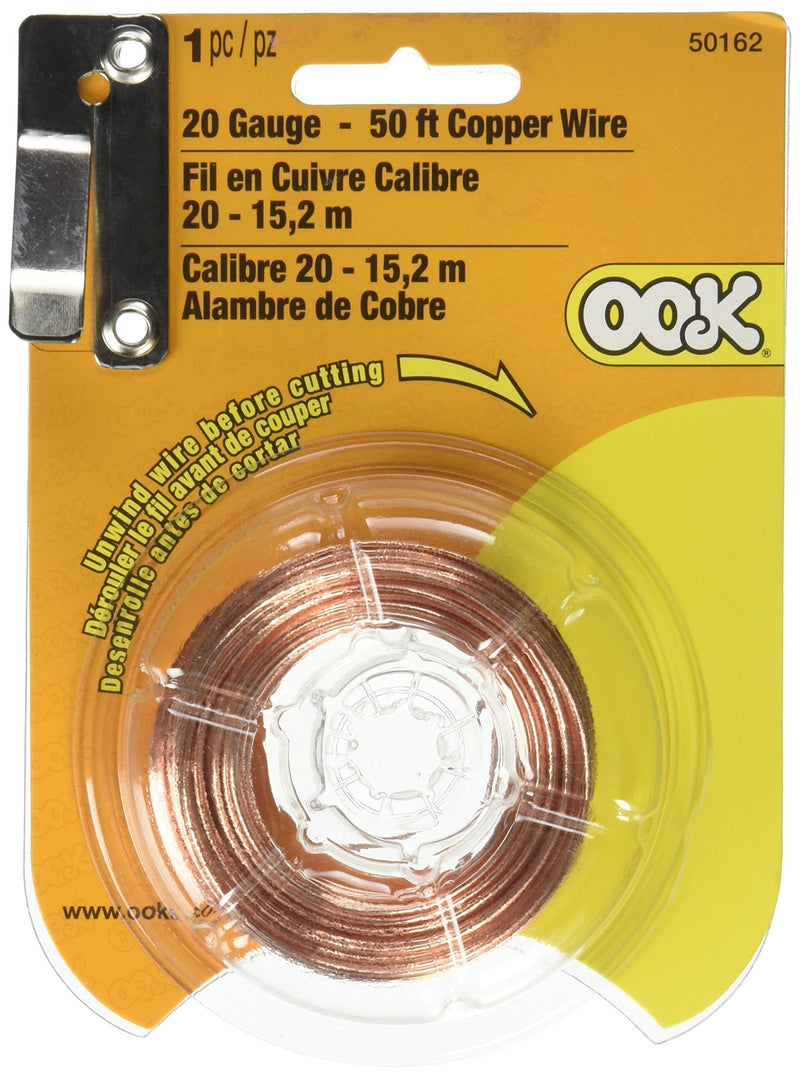 OOK 50162 20 Gauge, 50ft Copper Hobby Wire 1
