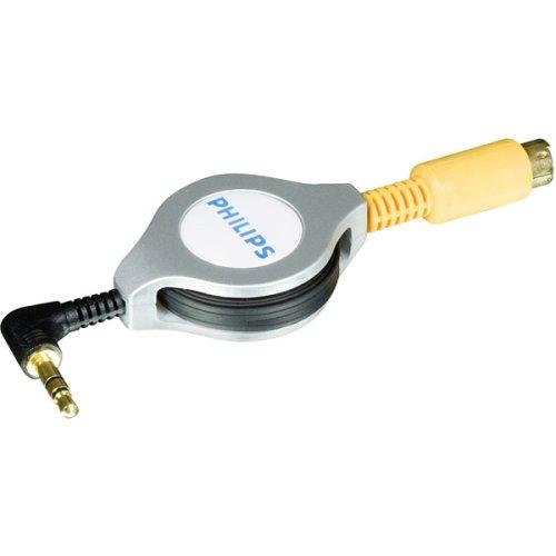 PHILIPS 6' Retractable 3.5mm S-Video Cable