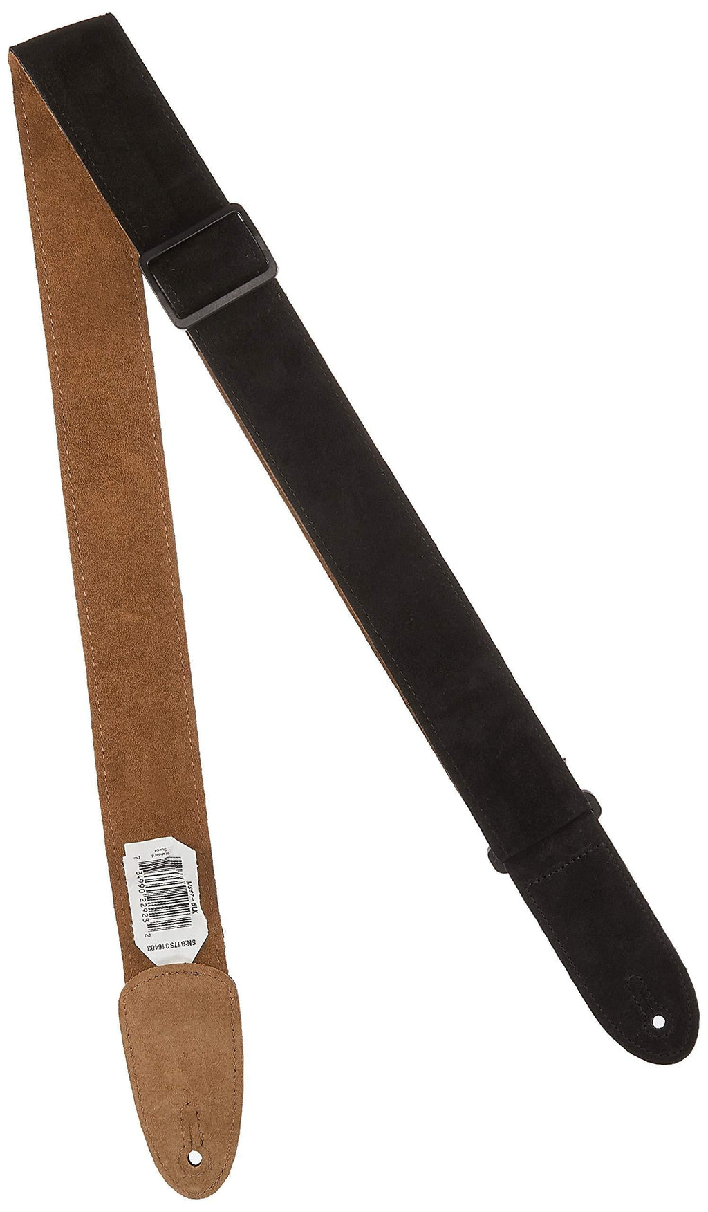 Levy's Leathers 2" Signature Series Suede Guitar Strap; Black (MSS7-BLK)