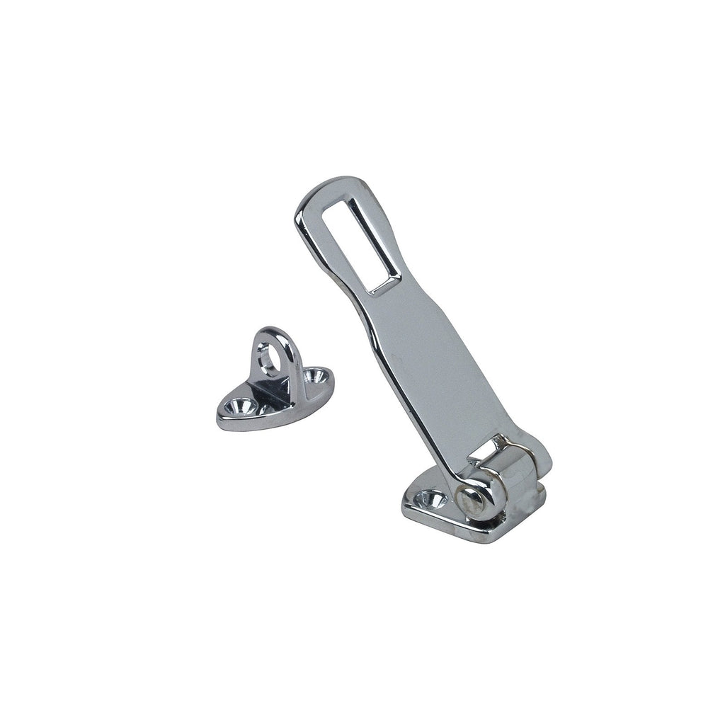 Perko 0998DP2CHR Chrome-Plated Hasp - 3" Closed x 1" Width