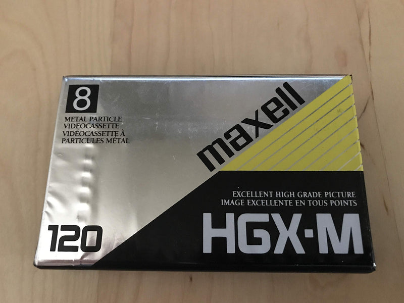 Maxell HGX-M 120 min 8mm High Grade Videocassette