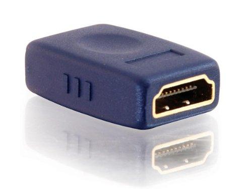 C2G HDMI Coupler, Female to Female, Blue, Cables to Go 40970