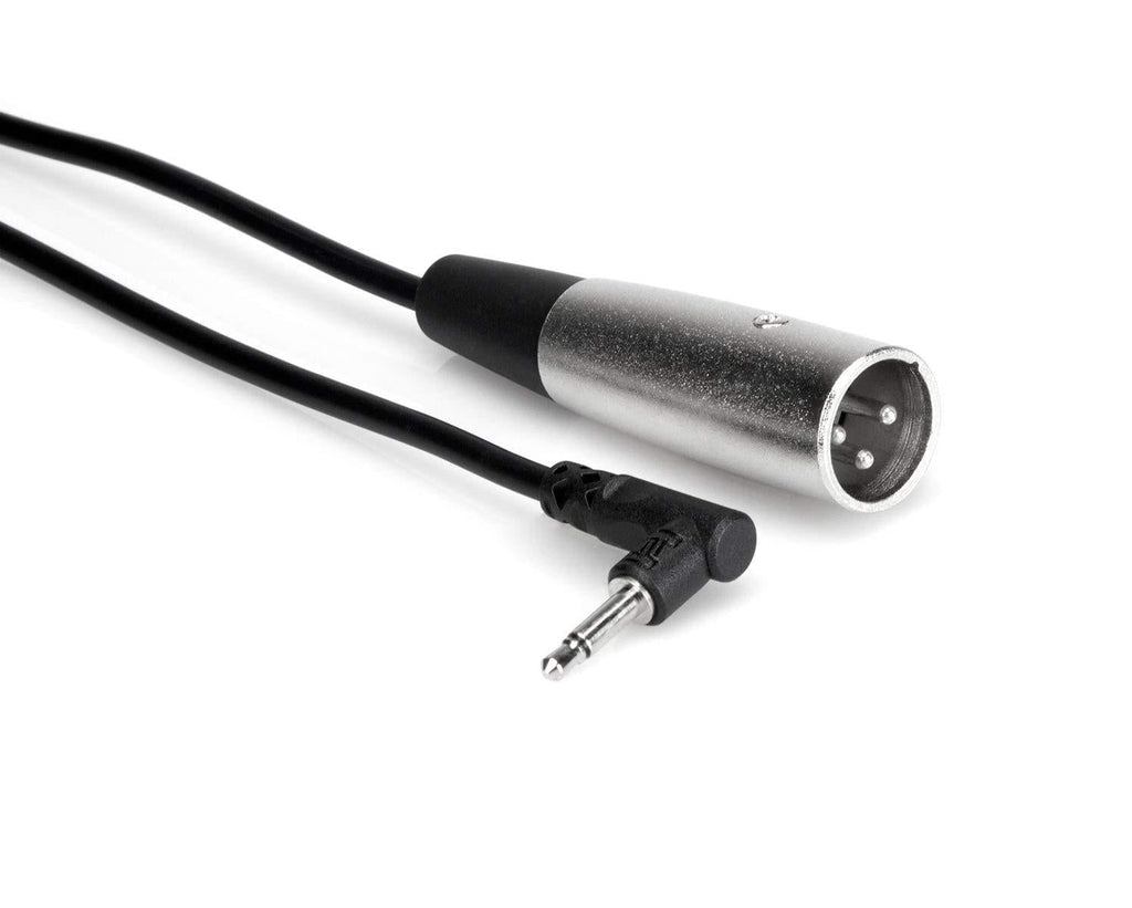 [AUSTRALIA] - Hosa XVM-305M Camcorder Microphone Cable, Right-angle 3.5 mm TS to XLR3M, 5 ft 