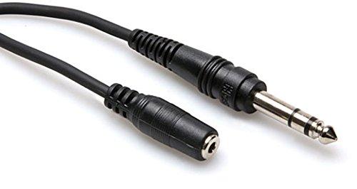 Hosa MHE-325 3.5 mm TRS to 1/4" TRS Headphone Adaptor Cable, 25 Feet