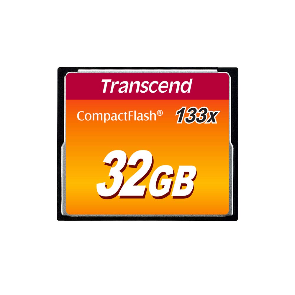 Transcend 32GB CompactFlash Memory Card 133x (TS32GCF133) 32 GB