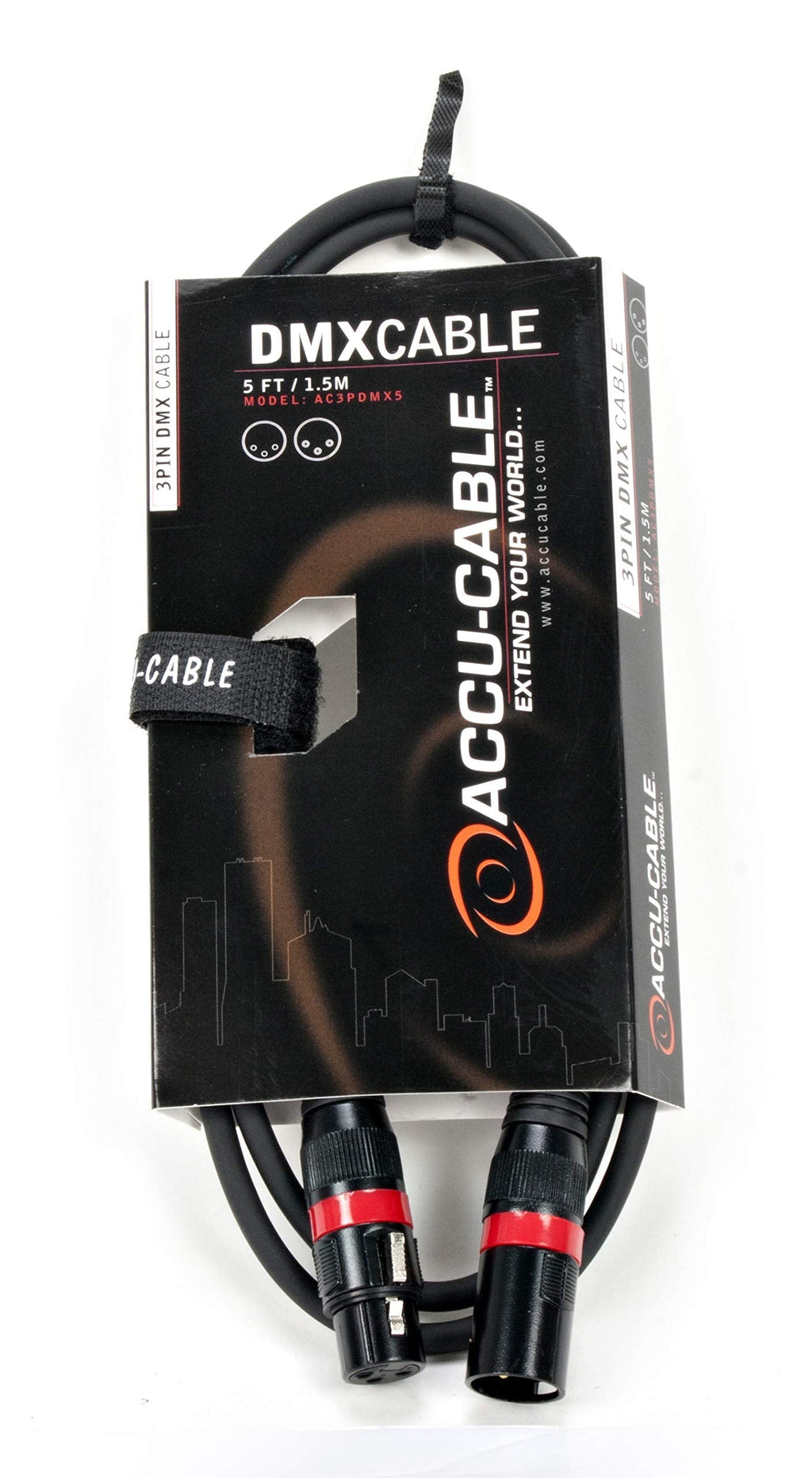Accu Cable Stage And Studio Power Cable, Short (AC3PDMX5)
