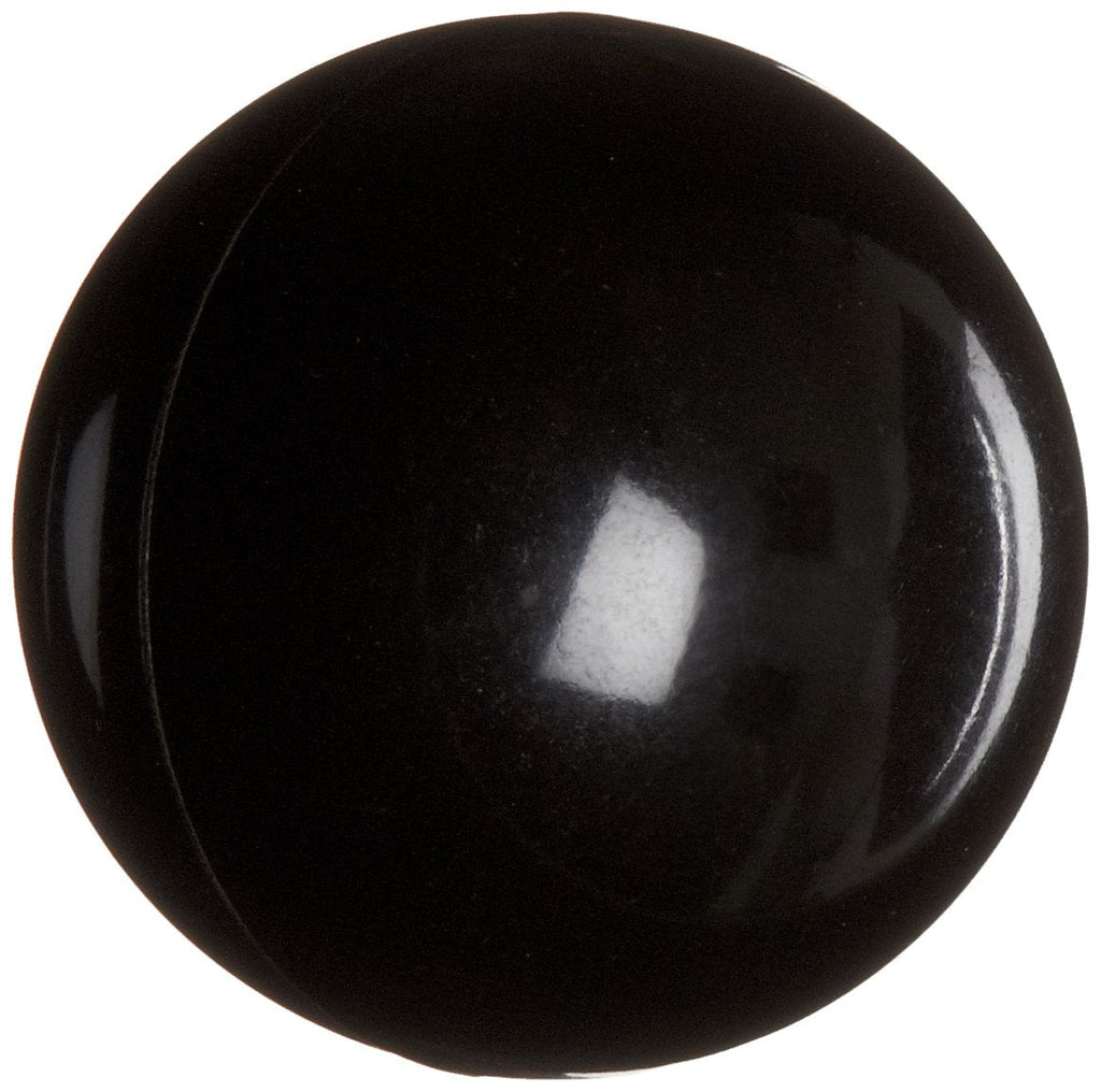 DimcoGray Black Phenolic Ball Knob Female, Brass Insert: 3/8-24" Thread x 1/2" Depth, 1-5/8" Diameter x 1-37/64" Height x 11/16 Hub Dia (Pack of 10)